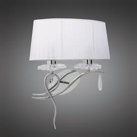 Louise Crystal Wall Lights Mantra Shaded Wall Lights